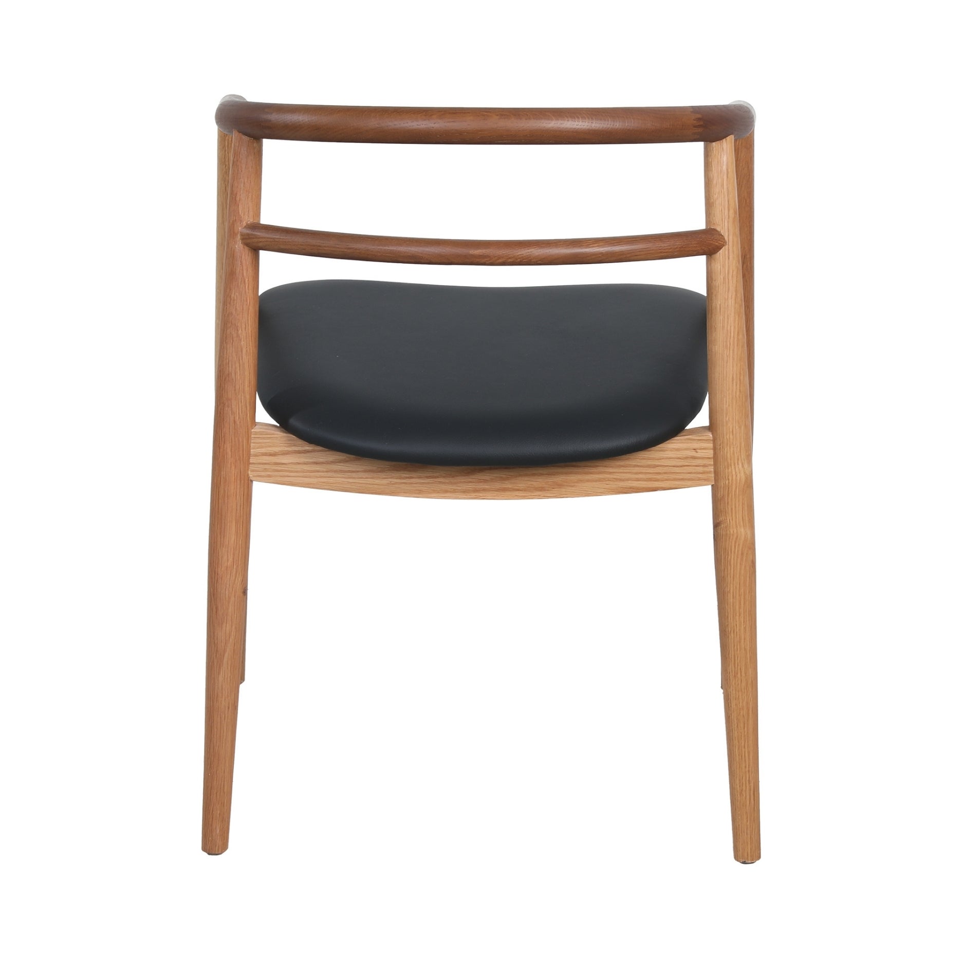 Søndervig, massiv eg - lædersæde